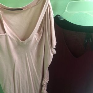 Burgundy and Pink Blouse (2)